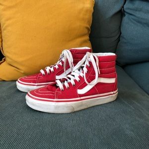 Red Sk8-High Vans